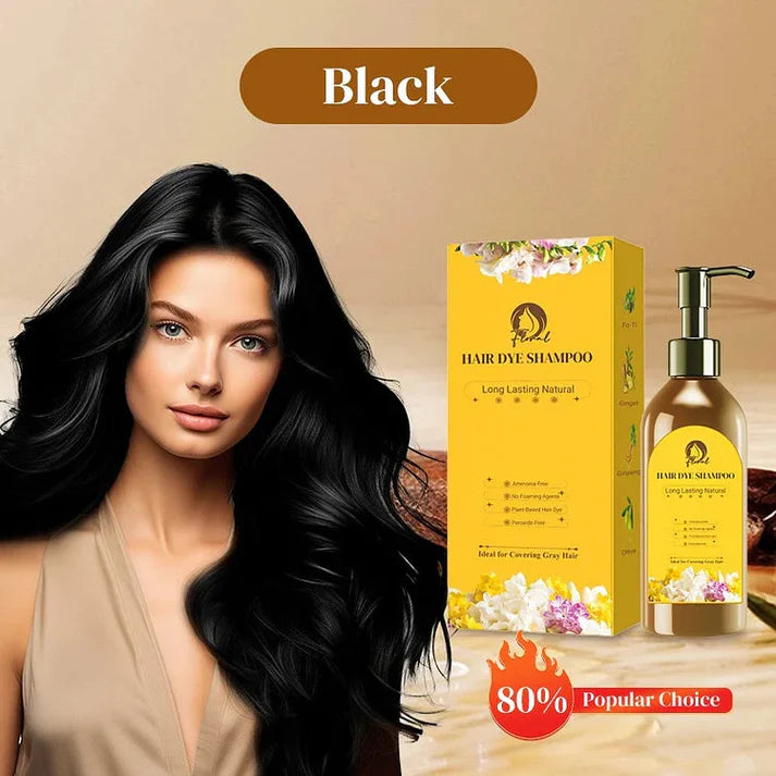 Long Lasting Natural Hair Dye Shampoo✨