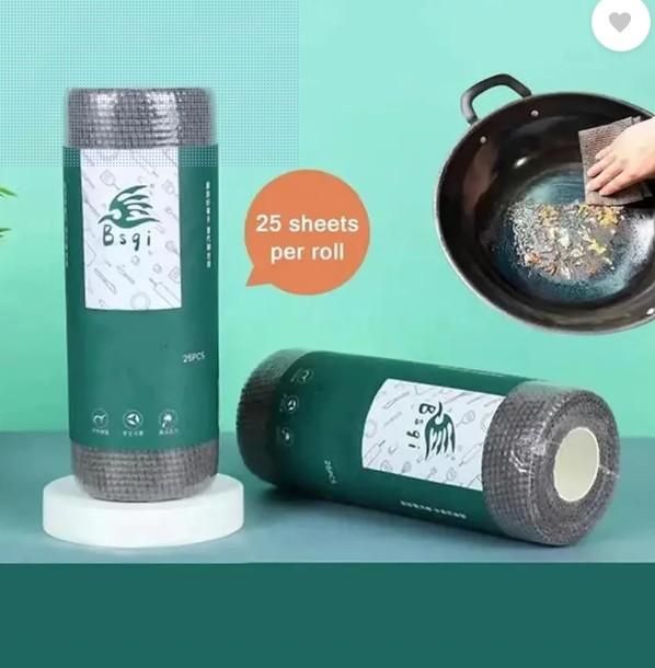 Microfiber Cleaning Cloth roll (Reusable upto 120x20 times✨)