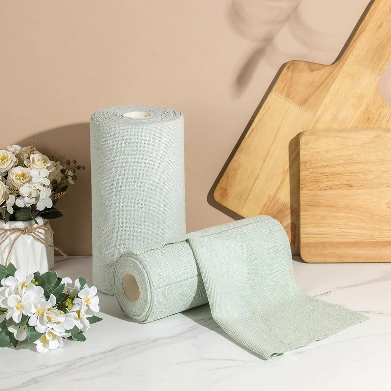 Microfiber Cleaning Cloth roll (Reusable upto 120x20 times✨)