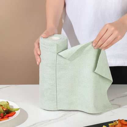 Microfiber Cleaning Cloth roll (Reusable upto 120x20 times✨)